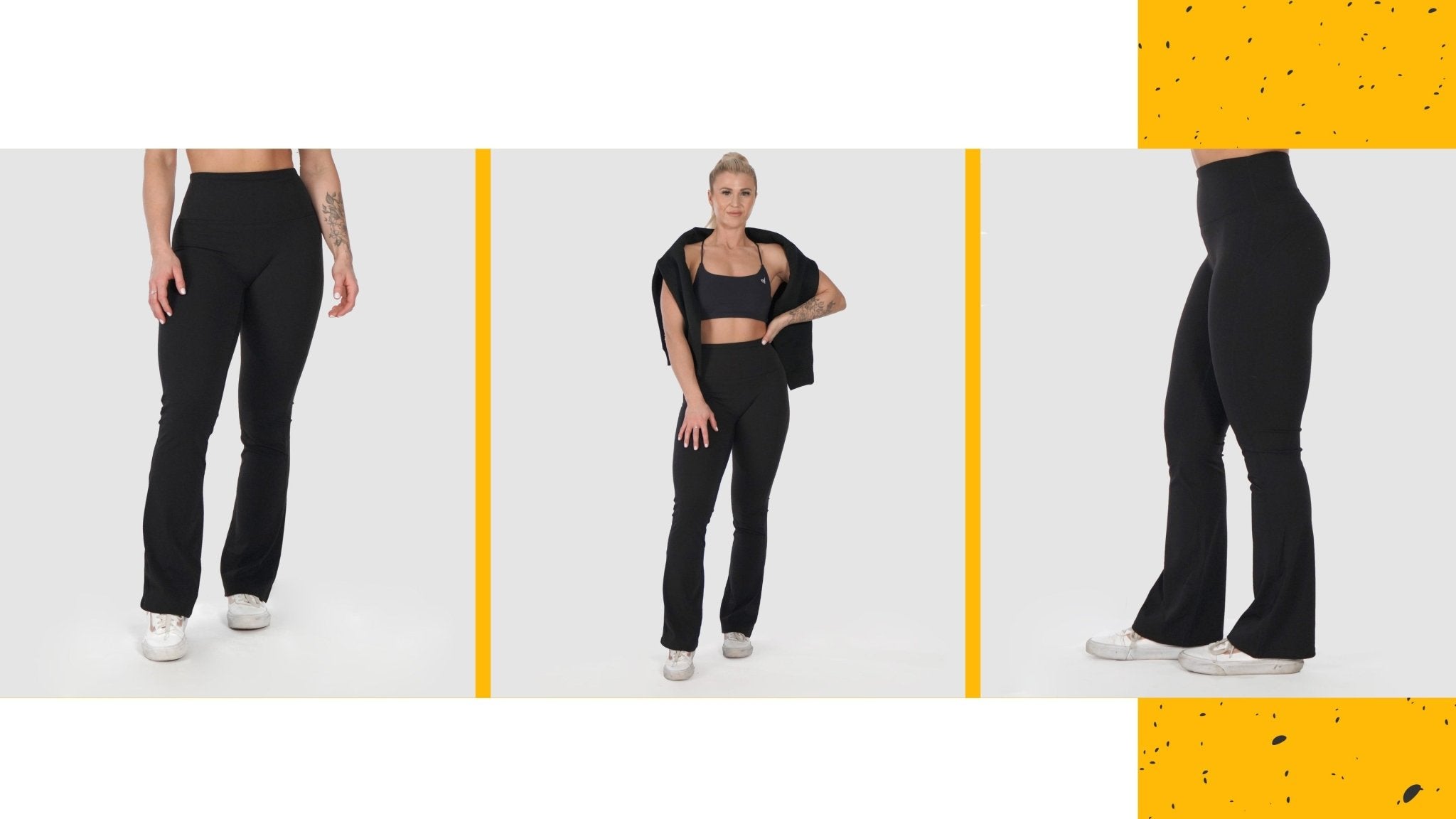 Flared Leggings with No Front Seam: The Ultimate Comfort and Style - Devoteewear