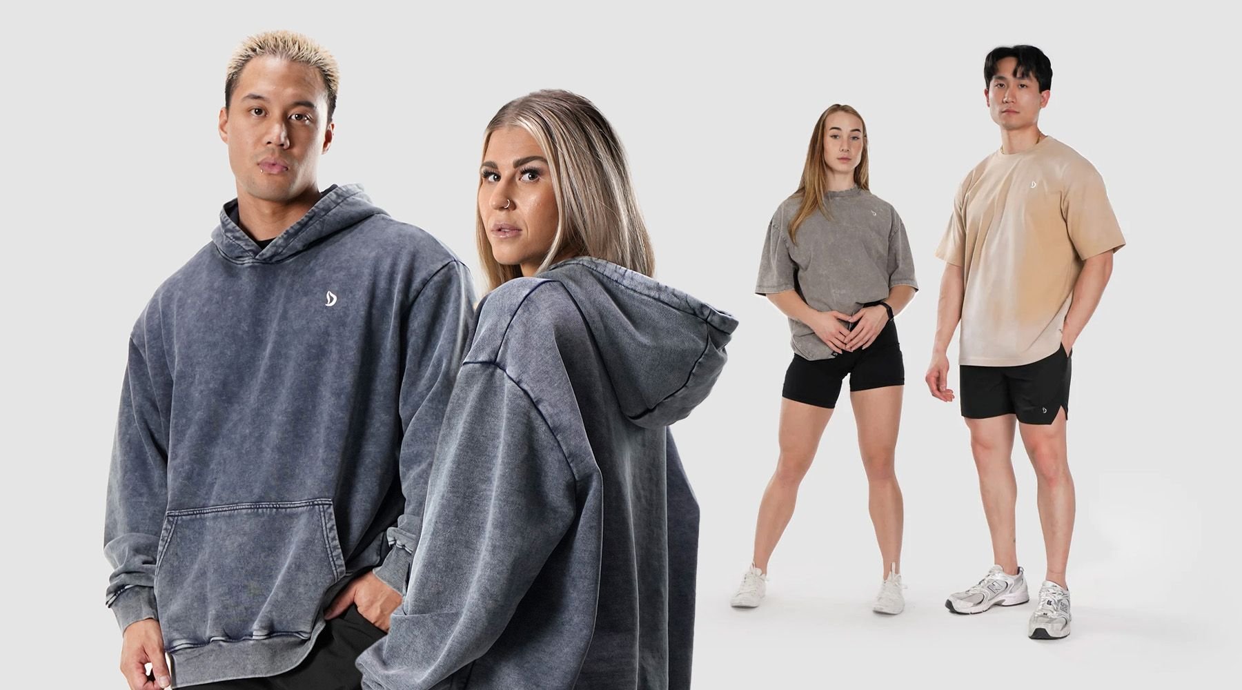 Athlete wearing an oversized gym t-shirt during bulk season workout