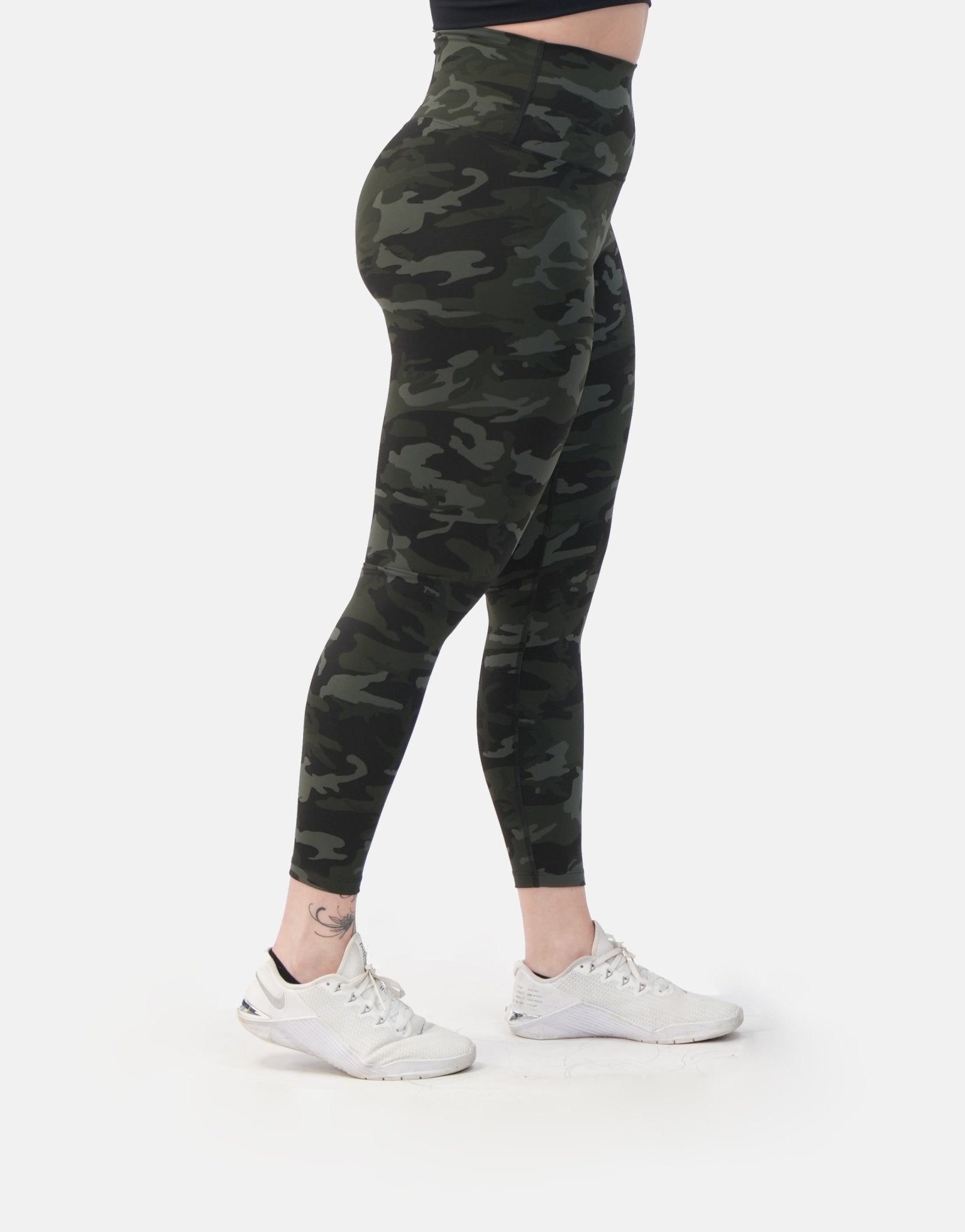 Dark green camo leggings best sale